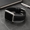 Elegani Nylon and Band Compatible with Apple Watch 44mm, Black, Silver/Black/Rose Gold/Yellow Gold Buckle NLPAM-BLKBLK-44 - alternate 3