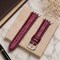 Elegani Alligator-Embossed Leather Watch Replacement Band Compatible with Apple Watch 40mm, Purple LSHQ-PRP-40mm - alternate 3