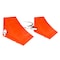 Toro 25-Ton Polyurethane Wheel Chock, 25 Ton GVW, Fits 32 to 46" Tire Diameter. (Roped Set) WC-UO600-2R - alternate 1