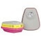 3M Combination Cartridge/Filter, Acid Gas (AG)/Organic Vapor (OV)/P100, Bayonet, Magenta/Yellow, PK2 60923 - alternate 2