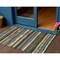 Homeroots 3' X 5' Brown Beige And Green Striped Washable Indoor Outdoor Area Rug 598884 - alternate 1