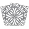 Homeroots 8" X 8" Gray And White Spire Peel And Stick Removable Tiles 390642 - alternate 1