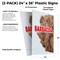 Signmission Barbacoa, Plastic Signs Only 24 Inch x 36 Inch, Corrugated Plastic, 2PK CSB-2436-2PACK-Barbacoa - alternate 2