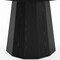 Homeroots 46" Black Solid Wood Pedestal Base Round Top Dining Table 721058 - alternate 2