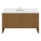 James Martin Vanities Hudson 60" Single Vanity, Honey Oak w/ 3 CM White Zeus Silestone Top 435-V60S-HNO-3WZ - alternate 6