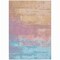 Homeroots 9' X 12' Salmon And Beige Abstract Washable Indoor Outdoor Area Rug 610965 - alternate 4