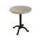 Homeroots 22" Natural and Black Solid Wood and Metal Height Adjustable Round Pedestal End Table 632719 - alternate 4