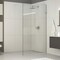 Fab Glass And Mirror Fixed Shower Screen for Bathroom | Chrome Finish | Water Repellent | 3/8in Tempered Glass Shower MSD1-24-72CH - alternate 5