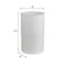 Happimess Cecil Modern 4.13-Gallon Faux Wicker Cylinder Waste Basket, White HPM1100D - alternate 5