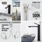 Vigo Dunn Single Handle Single-Hole Bathroom Vessel Faucet in Matte Black VG03036MB - alternate 6