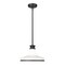 Z-Lite Reznor Matte Black 1 Light Pendant 831P12-MB - alternate 1
