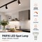 Euri Lighting PAR16 LED Spot Bulb, 7W, 450 lm, 50W Eq., 4000K, GU10, Dimmable, JA8, UL EP16-4040ew - alternate 2