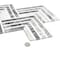 Apollo Tile Toscana 13x16 in. Polished Calacatta Bluette, Thassos White Chevron Mosaic Tile, 5PK APLEML88CV09A - alternate 4