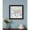 Homeroots Pastel Peonies Pretties Black Framed Print Wall Art 529732 - alternate 3