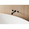 Kingston Brass Two-Handle Wall Mount Tub Faucet, Matte Black KS5020PX - alternate 3