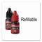Offistamp Self-Inking Message Stamp with Blank inByin Line, 12 Years, PAID, 1.63in x 0.88in, Black/Red Ink 034508 - alternate 3