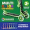 Lifemaster Kids 3-Wheel Scooter with Foldable Seat, LED Wheels, Adjustable Handlebar, Indoor/Outdoor Green LIFMS55 - alternate 3