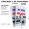 Signmission New & Used Appliances, Plastic Signs Only 24 Inch x 36 Inch, Corrugated Plastic, 2PK CSB-2436-2PACK-New & Used Appliances - alternate 2