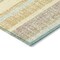 Homeroots 10' X 14' Gold And Silver Striped Washable Indoor Outdoor Area Rug 632214 - alternate 4