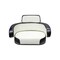 Uni Pro International Harvester 806 3-Piece Seat Cushion Kit, Black & White Vinyl 7152 - alternate 4