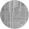 Homeroots 8' Gray And Silver Round Striped Washable Indoor Outdoor Area Rug 602787 - alternate 3