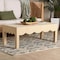 Bali & Pari Mason Grasscloth Coffee Table with Scalloped Apron 266-14583-ZORO - alternate 4