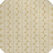 Homeroots 8' Gold And Beige Round Ogee Washable Indoor Outdoor Area Rug 601568 - alternate 4