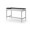 Homeroots 43" Black and Gray Writing Desk With Two Drawers 543771 - alternate 3