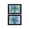 Homeroots Set Of Two Susies Blue Bouquet 2 Black Framed Print Wall Art, 2PK 407273 - alternate 3