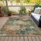 Homeroots 3' X 5' Gray Beige And Khaki Abstract Washable Indoor Outdoor Area Rug 630735 - alternate 2