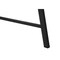 Homeroots 47" Espresso and Black Wood and Metal Corner Trestle Computer Desk 489992 - alternate 6