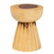 Bali & Pari Alara Hand-carved Suar Wood Side Table 259-14282-ZORO - alternate 5