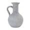 Homeroots 9" Gray Resin Round Pitcher Vase 632618 - alternate 1