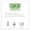 Eco-Products Evolution World EcoLid Food Container Lid, Fits 12 to 32 oz Containers, White, Plastic, 500PK EP-BRSCLID-L - alternate 2
