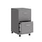 Space Solutions 14.25 in W 2 Drawer Mobile Vertical File Cabinet, Arctic Silver 16873 - alternate 9