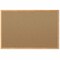 Mead Cork Bulletin Board 36"H x48"W, Oak 85367 - alternate 1