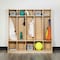 Flash Furniture Wooden 5 Section School Coat Locker with Bench MK-LCKR001-GG - alternate 6