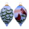 Homeroots Perched Winter Cardinal Hand Painted Mouth Blown Glass Ornament 477541 - alternate 2