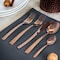 Megachef Baily 20 Piece Flatware Utensil Set, Stainless Steel Service for 4 in Rose Gold MCFW-BAILY-ROSEGOLD - alternate 4