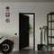 Sartodoors Firerated 90 Min Interior Door, 1888 Matte Black, Single Flush Panel Metal Frame Handle 36 x 80 Ri FIRERATED1888ID-BLK-36-RH-O - alternate 2
