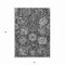 Homeroots 3' X 5' Gray And Ash Gray Damask Washable Indoor Outdoor Area Rug 609072 - alternate 5
