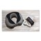 Brookstone U-Shaped Memory Foam Travel Pillow, One Size Fits Most, 12.6 x 3.74 x 12.2, Gray/Black BNPM0007 - alternate 4