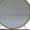 Homeroots 19" Brass Round Metal Framed Freestanding Mirror 485939 - alternate 3