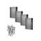 Nuvo Iron Railing Combo Kit with 10 Rectangular 32-inch Balusters With 4 Stair Rail Connectors and fasteners RCTB32-15KIT - alternate 1