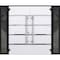 Vdomdoors Steel Double Doors Deux 1105 Black Enamel 2 Sidelight Exterior Windows Stainless Inserts Double Mod DEUX1105DEXD-BLK-RH-W14+72+14 x H80 - alternate 3