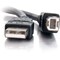 C2G C2G 3m USB 2.0 A/B Cable - Black (9.8ft) - Type A Male USB - Type B Male USB - 9.84ft - Black 28103 - alternate 3