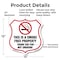 Signmission No Smoking Shield Sign This Is A Smoke F, 12 Inch X 12 Inch, Aluminum Metal Sign SHI-A-12-402 - alternate 3