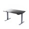 Homeroots Adjustable Black and Gray Stainless Steel Rolling Standing Desk 397729 - alternate 4