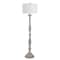 Jonathan Y Trisha 61.5 in. French Country Classic Distressed Resin Spindle Candlestick LED Floor Lamp, White Was JYL3060B - alternate 5