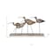 Homeroots 13" Natural Metal And Wood Coastal Sand Plover Birds Tabletop Sculpture 518062 - alternate 3